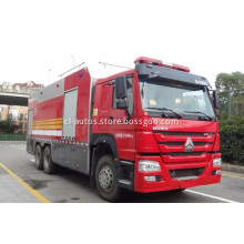 liquid foam distribution fire truck